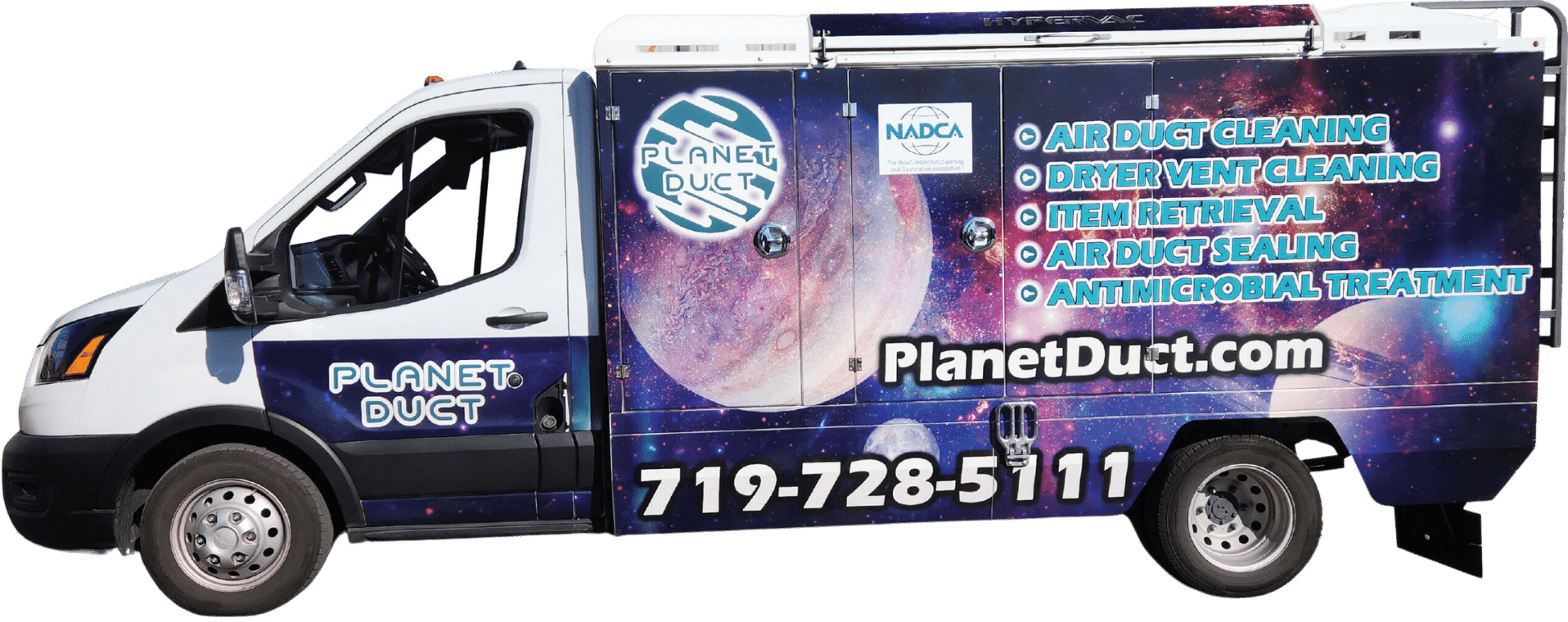 Planet Duct's new truck